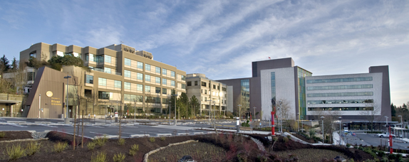 Hospital campus exterior