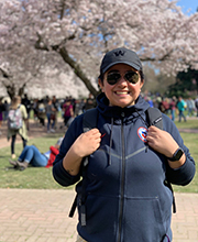 Javi and Cherry Blossoms