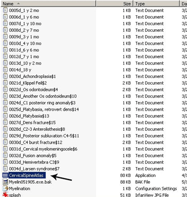 Cervical Spine Atlas Screen Shot 1