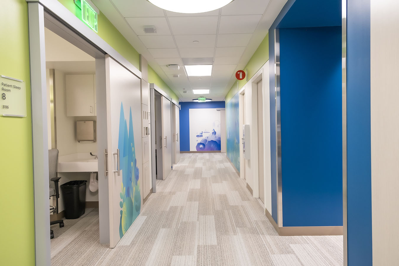 Sleep Center Hallway