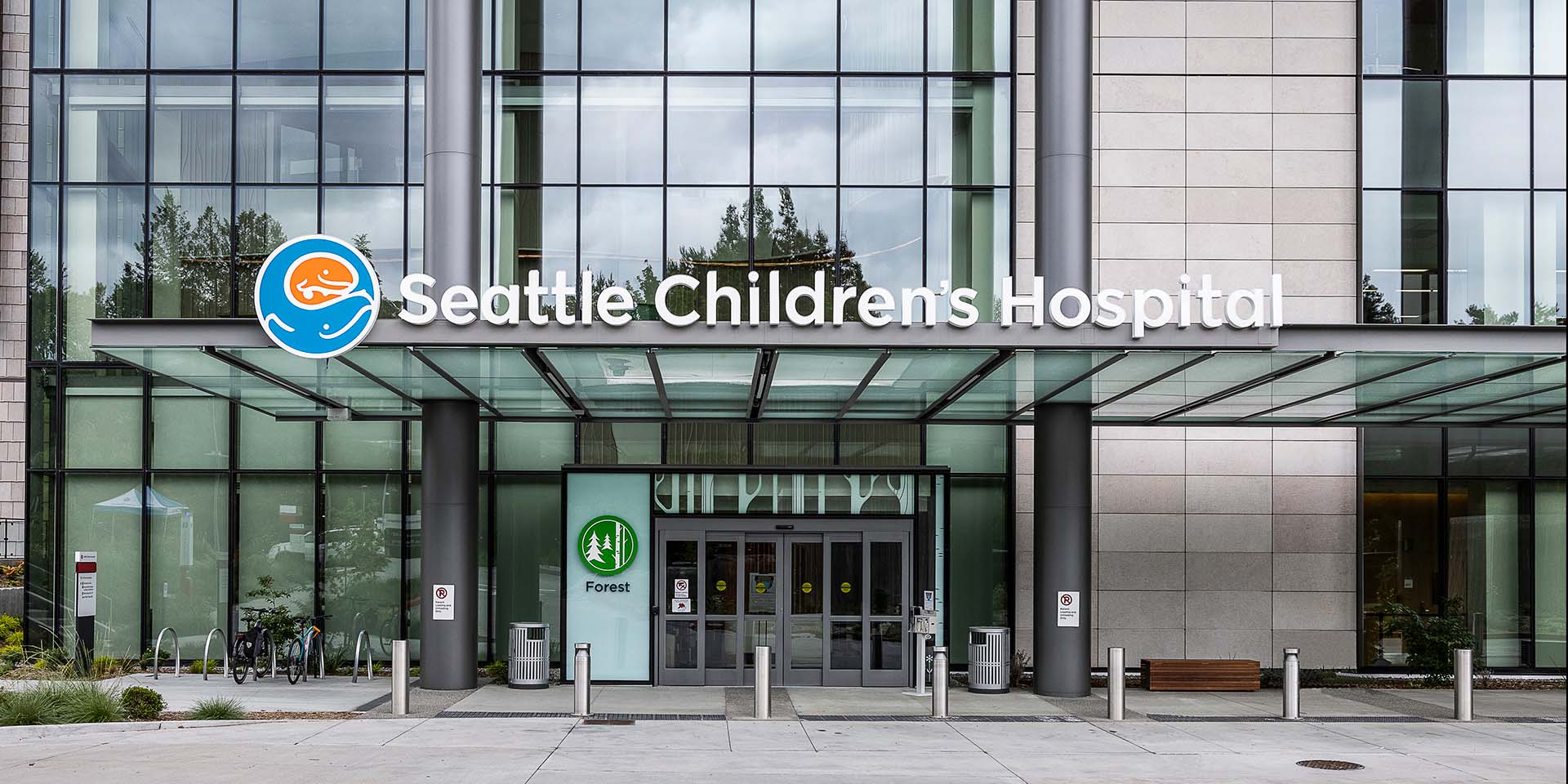 An exterior view of Seattle Children's Hospital